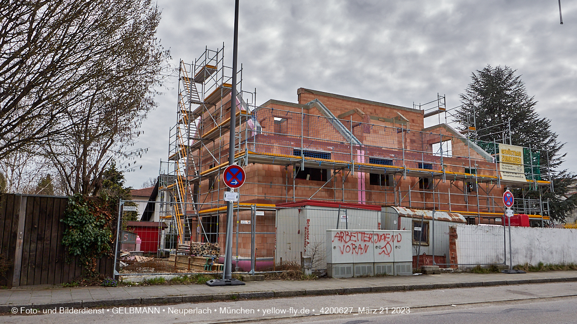 21.03.2023 - Baustelle und Wohnanlage Niederalmstraße 16